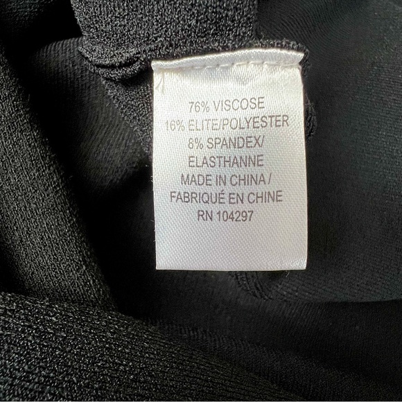 Milly Asymmetrical Draped Dress Black Size Medium NWT - Picture 12 of 16